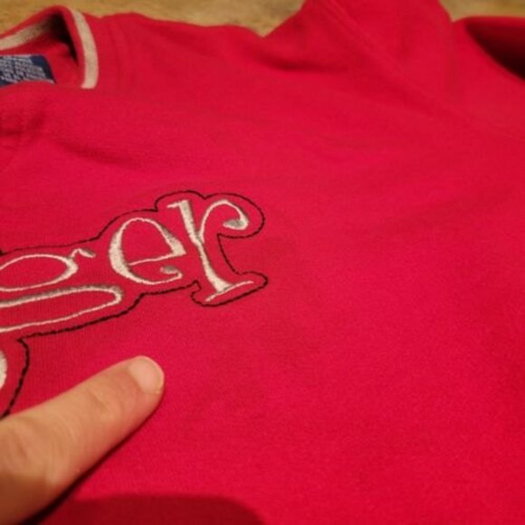 Vintage Walt Disney Store Tigger Embroidered Crewneck Red Sweatshirt Size Large - Picture 5 of 6